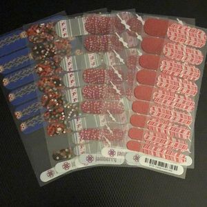 Jamberry bundle of PARTIAL winter holiday styles